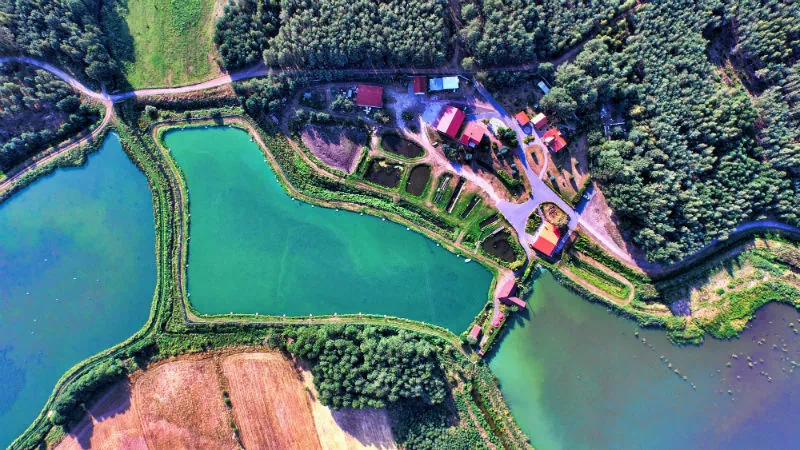 Gospodarstwo Stobno - widok z góry